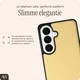 AVY Samsung Galaxy S26 - Styled Kit - Croco Geel - Long Leather afbeelding 13