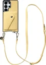AVY Samsung Galaxy S26 Ultra - Styled Kit - Croco Geel - Long Leather