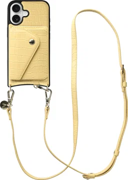 AVY Apple iPhone 17 - Styled Kit - Croco Geel - Long Leather