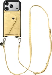 AVY Apple iPhone 17 Pro - Styled Kit - Croco Geel - Long Leather afbeelding