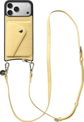AVY Apple iPhone 17 Pro Max - Styled Kit - Croco Geel - Long Leather afbeelding