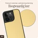 AVY Apple iPhone 15 Pro - Styled Kit - Croco Geel - Long Leather afbeelding 6