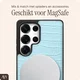AVY Samsung Galaxy S25 Ultra - Styled Kit - Croco Blauw - Long Leather afbeelding 6