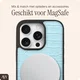 AVY Apple iPhone 16 Pro - Styled Kit - Croco Blauw - Long Leather afbeelding 7