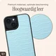 AVY Apple iPhone 15 - Styled Kit - Croco Blauw - Long Leather afbeelding 6