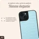 AVY Apple iPhone 14 / 13 - Styled Kit - Croco Blauw - Long Leather afbeelding 12