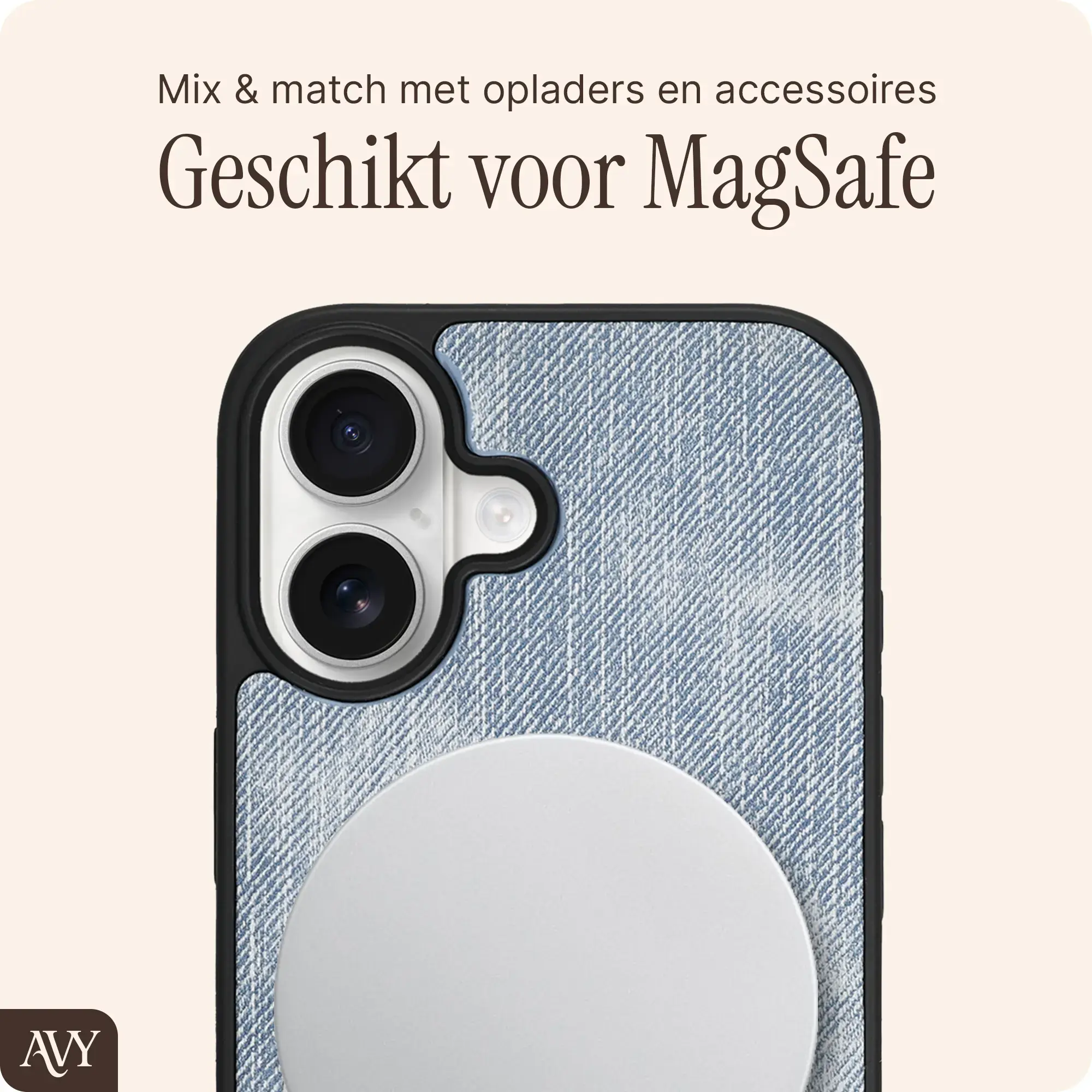 AVY Apple iPhone 16 - Styled Kit - Denim - Long Denim afbeelding 6