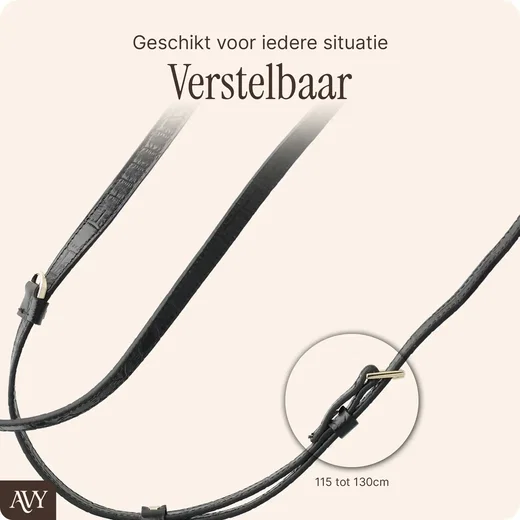 AVY Apple iPhone 17 Pro - Styled Kit - Croco Zwart - Rosario Leather Set afbeelding 9