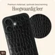 AVY Apple iPhone 17 Pro - Styled Kit - Croco Zwart - Rosario Leather Set afbeelding 6