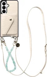AVY Samsung Galaxy S26 Plus - Styled Kit - Croco Beige - Cubiq Leather Set afbeelding