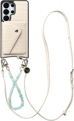 AVY Samsung Galaxy S26 Ultra - Styled Kit - Croco Beige - Cubiq Leather Set afbeelding