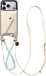 AVY Apple iPhone 17 Pro - Styled Kit - Croco Beige - Cubiq Leather Set afbeelding