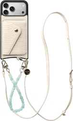 AVY Apple iPhone 17 Pro Max - Styled Kit - Croco Beige - Cubiq Leather Set afbeelding
