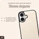 AVY Apple iPhone 16 - Styled Kit - Croco Beige - Cubiq Leather Set afbeelding 7