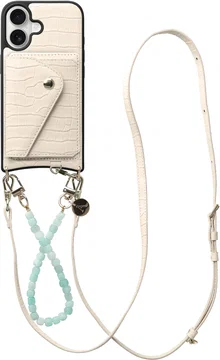 AVY Apple iPhone 16 - Styled Kit - Croco Beige - Cubiq Leather Set