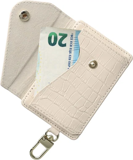 AVY Apple iPhone 16 Pro - Styled Kit - Croco Beige - Cubiq Leather Set afbeelding 23