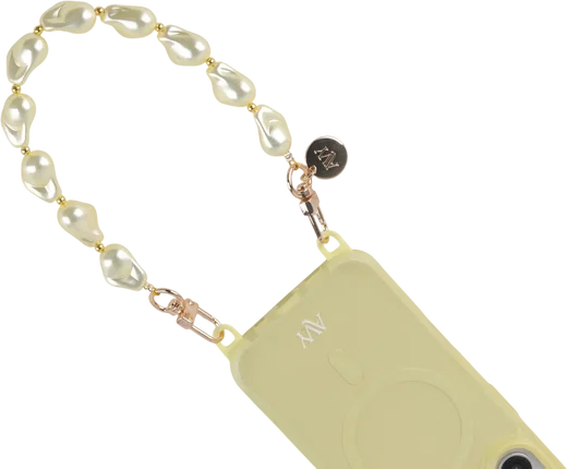 AVY Apple iPhone 17 Pro Max - Styled Kit - Croco Geel - Pearl Leather Set afbeelding 20
