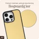 AVY Apple iPhone 16 Pro - Styled Kit - Croco Geel - Pearl Leather Set afbeelding 4