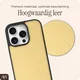 AVY Apple iPhone 16 Pro Max - Styled Kit - Croco Geel - Pearl Leather Set afbeelding 4
