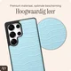 AVY Samsung Galaxy S25 Ultra - Styled Kit - Croco Blauw - Rocher Leather Set afbeelding 4