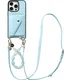 AVY Apple iPhone 16 Pro - Styled Kit - Croco Blauw - Rocher Leather Set afbeelding 1