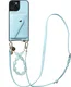 AVY Apple iPhone 15 - Styled Kit - Croco Blauw - Rocher Leather Set afbeelding 1