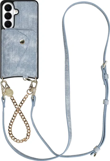 AVY Samsung Galaxy S26 - Styled Kit - Denim - Gold Denim Set afbeelding 1