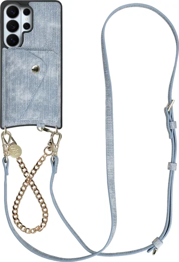 AVY Samsung Galaxy S26 Ultra - Styled Kit - Denim - Gold Denim Set afbeelding 1