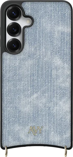 AVY Samsung Galaxy S25 / S24 - Styled Kit - Denim - Gold Denim Set afbeelding 14