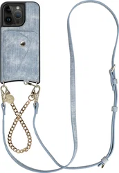 AVY Apple iPhone 15 Pro - Styled Kit - Denim - Gold Denim Set afbeelding