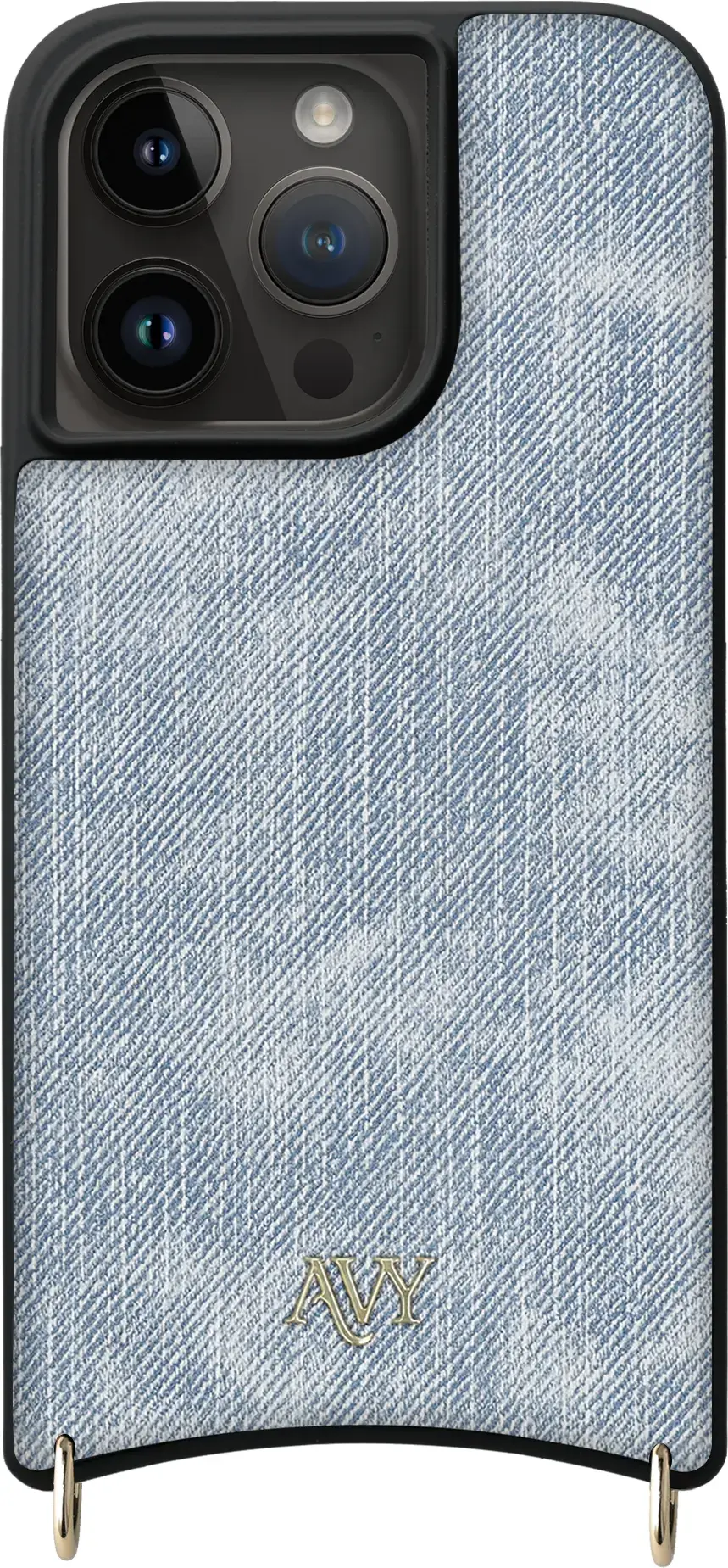 AVY Apple iPhone 15 Pro - Styled Kit - Denim - Gold Denim Set afbeelding 14