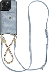 AVY Apple iPhone 15 Pro Max - Styled Kit - Denim - Gold Denim Set afbeelding