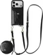 AVY Apple iPhone 17 Pro - Statement Kit - Croco Zwart - Long Leather