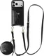 AVY Apple iPhone 17 Pro Max - Statement Kit - Croco Zwart - Long Leather afbeelding 1