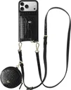 AVY Apple iPhone 17 Pro Max - Statement Kit - Croco Zwart - Long Leather