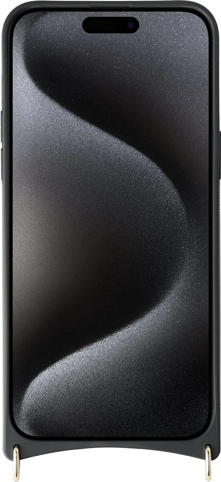AVY Apple iPhone 15 Pro Max - Statement Kit - Croco Zwart - Long Leather afbeelding 24