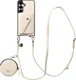 AVY Samsung Galaxy S25 / S24 - Statement Kit - Croco Beige - Long Leather afbeelding 1
