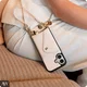 AVY Apple iPhone 16 - Statement Kit - Croco Beige - Long Leather afbeelding 4