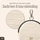 AVY Apple iPhone 16 - Statement Kit - Croco Beige - Long Leather afbeelding 14
