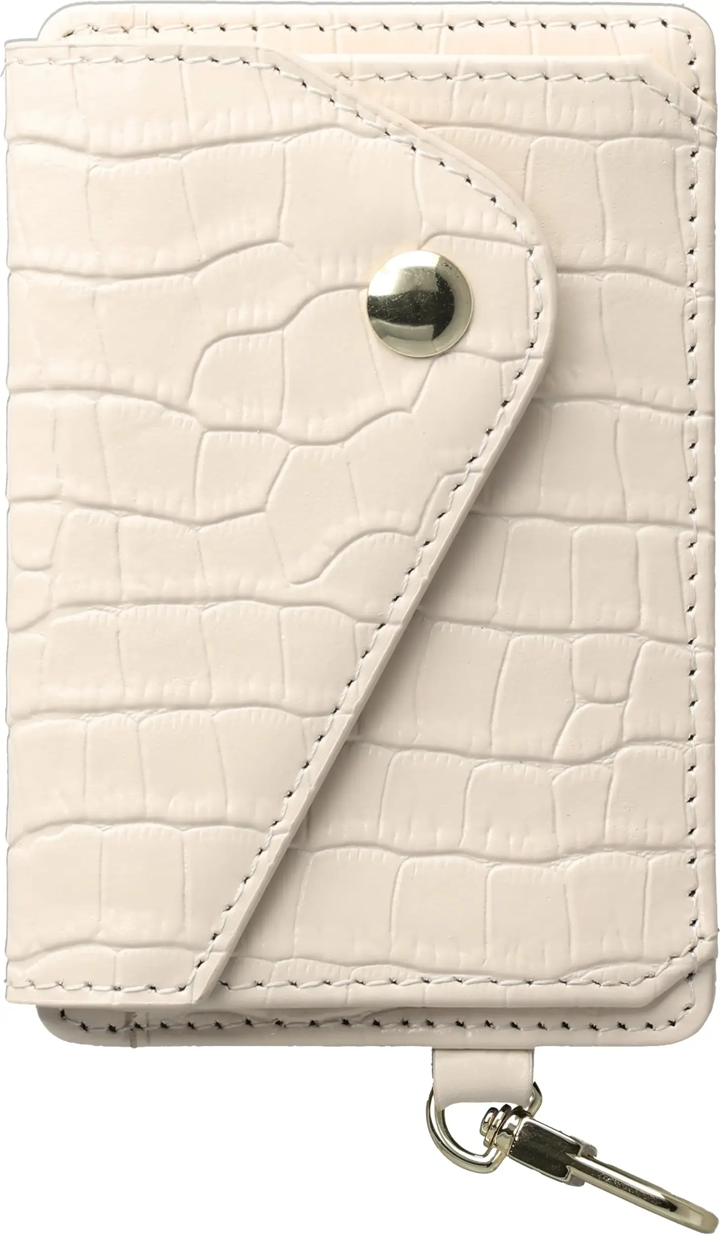 AVY Apple iPhone 16 - Statement Kit - Croco Beige - Long Leather afbeelding 17
