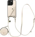 AVY Apple iPhone 15 Pro - Statement Kit - Croco Beige - Long Leather