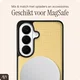 AVY Samsung Galaxy S26 - Statement Kit - Croco Geel - Long Leather afbeelding 6