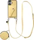 AVY Apple iPhone 16 - Statement Kit - Croco Geel - Long Leather