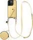 AVY Apple iPhone 15 Pro - Statement Kit - Croco Geel - Long Leather