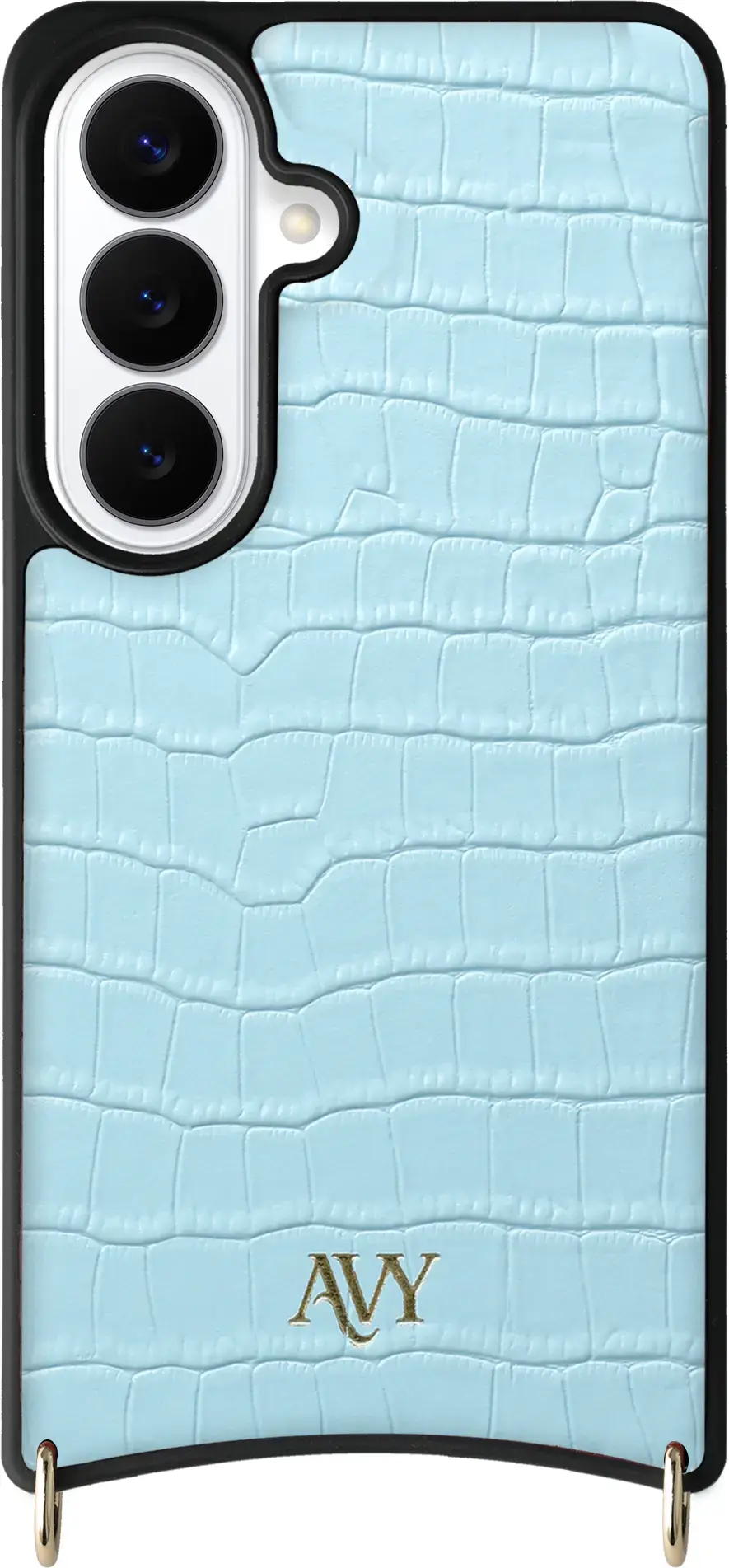 AVY Samsung Galaxy S26 Plus - Statement Kit - Croco Blauw - Long Leather afbeelding 16