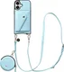 AVY Apple iPhone 17 - Statement Kit - Croco Blauw - Long Leather