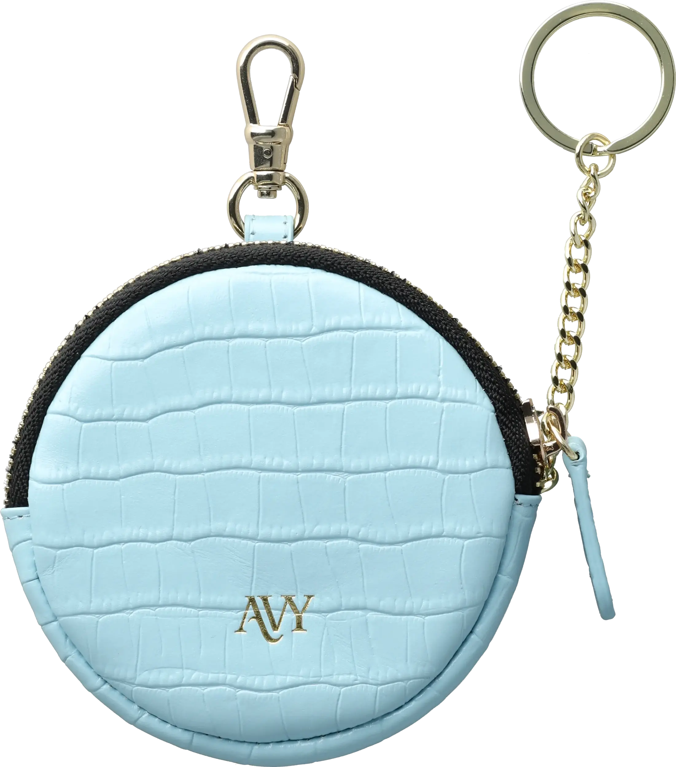 AVY Apple iPhone 16 Pro - Statement Kit - Croco Blauw - Long Leather afbeelding 20