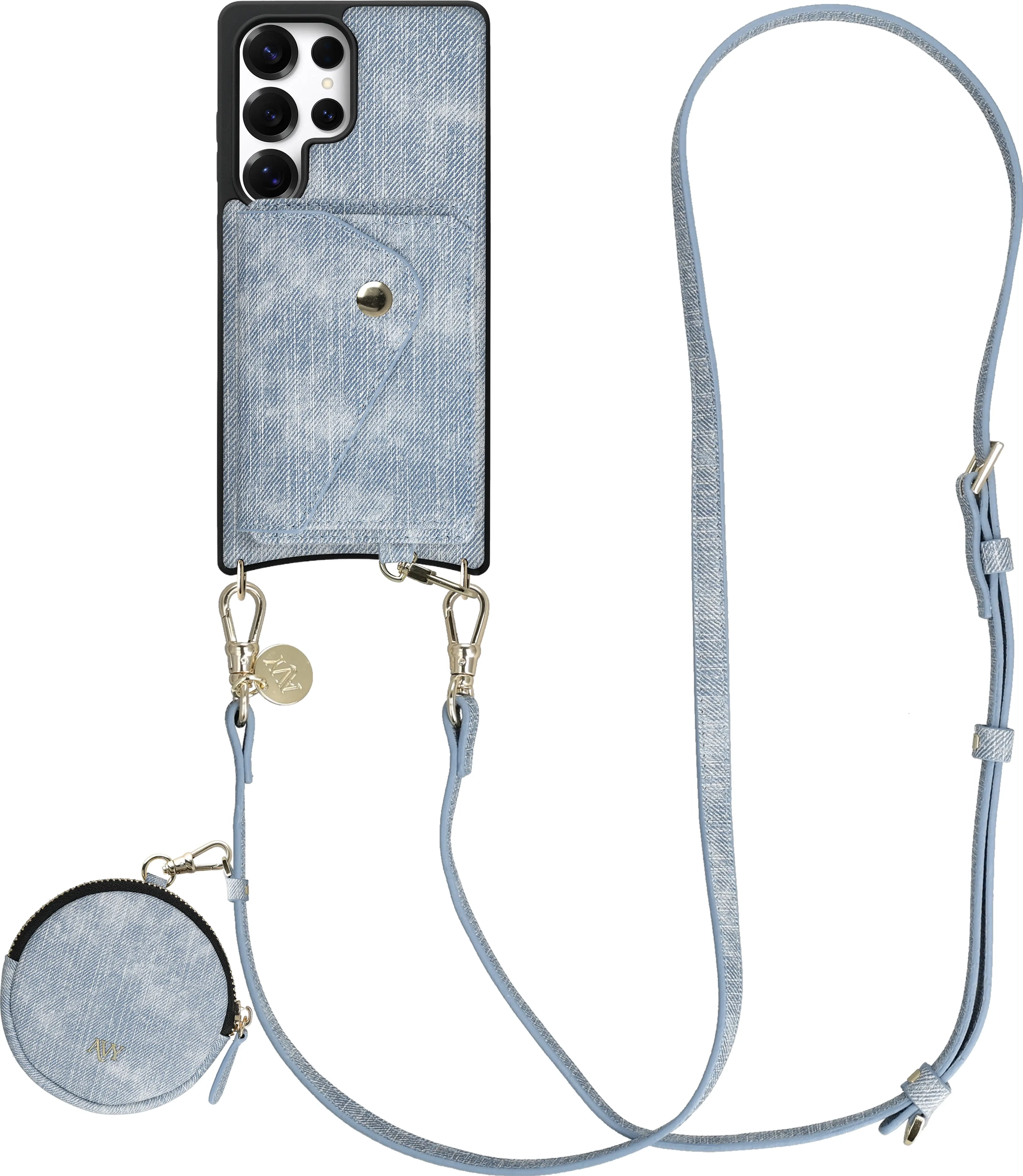 AVY Samsung Galaxy S25 Ultra - Statement Kit - Denim - Long Denim afbeelding 1