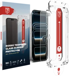 Rosso Apple iPhone 18 Pro Tempered Glass met Installatietray Dust Removal afbeelding