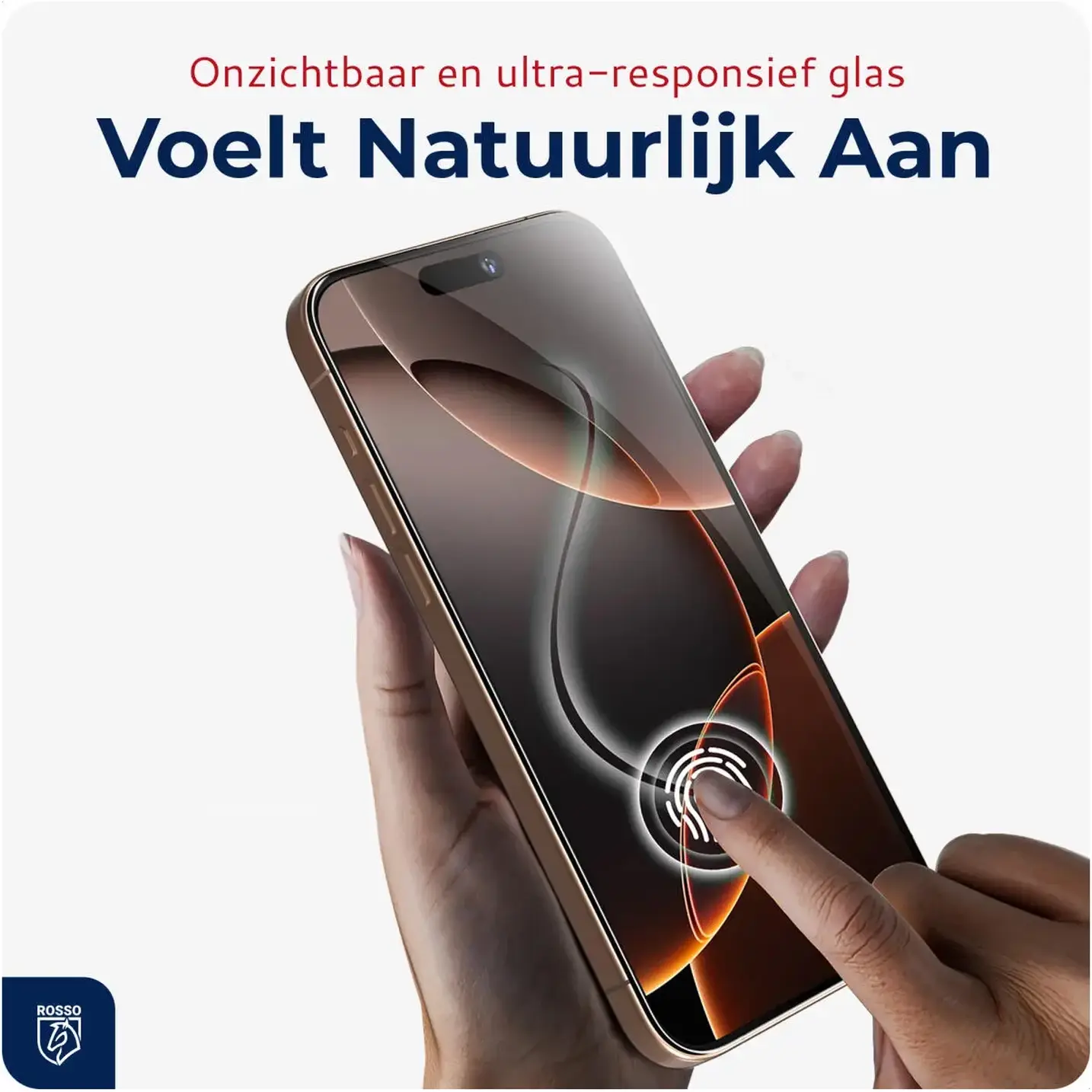 Rosso Apple iPhone 18 Pro Max Tempered Glass met Installatietray Dust Removal afbeelding 13